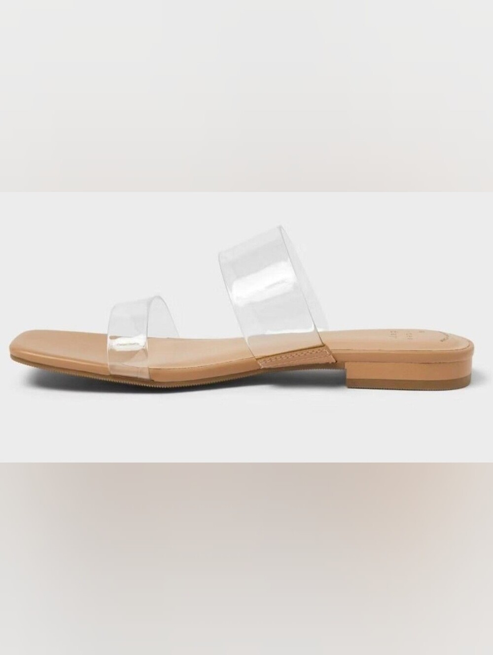 Women’s Anna Sandals with Memory Foam Insole - A New Day Clear SZ 10 - Picture 4 of 7